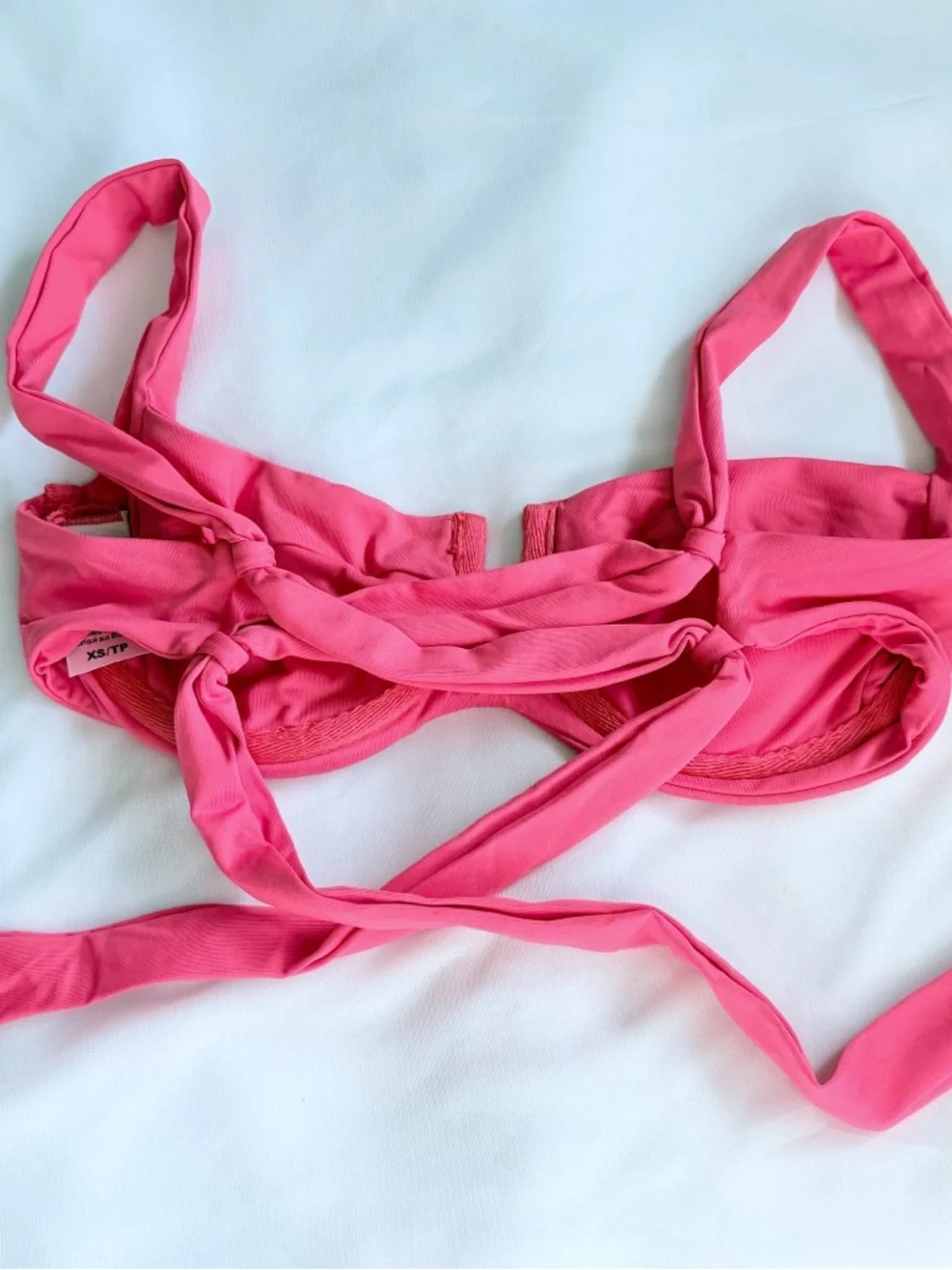 NWOT L*Space Hot Cherry Camellia and Sandy bikini set XS